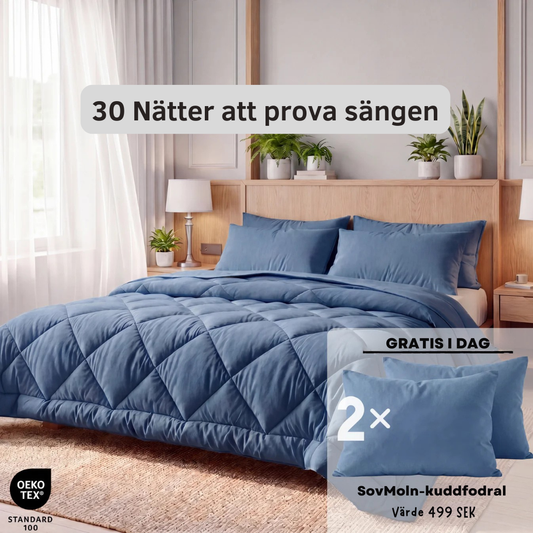 SovLugn® Täcke | Det snabbtorkande 2-i-1-täcket som gör sängkläder överflödiga.
