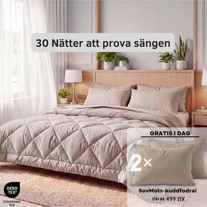 SovLugn® Täcke | Det snabbtorkande 2-i-1-täcket som gör sängkläder överflödiga.