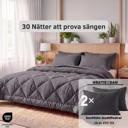 SovLugn® Täcke | Det snabbtorkande 2-i-1-täcket som gör sängkläder överflödiga.